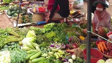 Tour Siem Reap2021, Village Market #Shorts Views / Amazing Tour Cambodia.