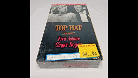 Opening & Closing to Top Hat (1935) 1988 VHS