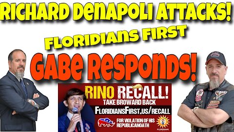Floridians First Prez Responds to RINO Richard Denapoli's Attacks!
