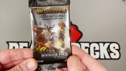 Where is the Rare in a Booster Pack of Warhammer Age of Sigmar Champions?