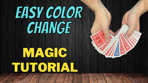 Easy Color Change 🪄 Simple Beginner Magic Card Trick Tutorial