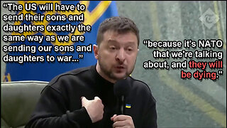 Zelenskyy: "America will have to send their sons & daughters to fight and Die for Ukraine!" 🖕😠🖕