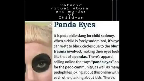 SATANIC RITUAL ABUSE and MURDER of CHILDREN #SaveTheChildren