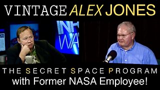 The Secret Space Program, Snowden, JFK, and More—with a Rather FRIGHTENED Former NASA Employee, Raymond Teague! | Vintage InfoWars (7/2/2013)