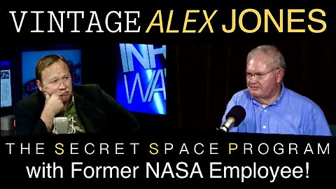 The Secret Space Program, Snowden, JFK, and More—with a Rather FRIGHTENED Former NASA Employee, Raymond Teague! | Vintage InfoWars (7/2/2013)