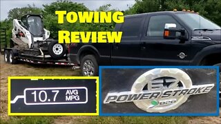 FORD F250 SUPER DUTY Diesel TOWING REVIEW & 15K Tow mission