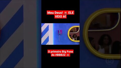 MEU DEUS! ELE VEIO 🚨 O PRIMEIRO BIG FONE DO #BBB22 ☎ #Shorts