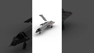 Watch the LEGO SR-71 Blackbird MOC Magically Assemble