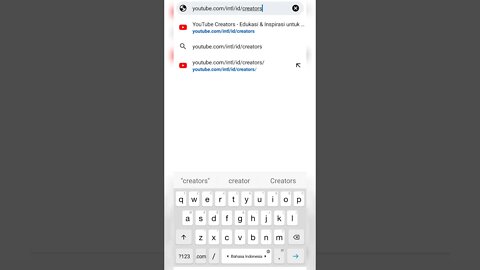Website YouTube Baru Untuk Kreator di Indonesia #shorts
