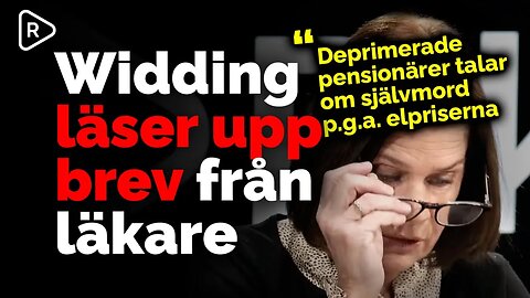 Elsa Widding (SD) om klimatmålen: "Pausa i tio år" | "Köp in lager av olja och kol"