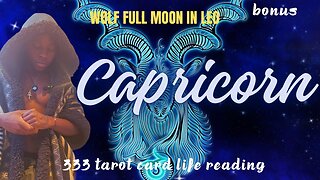 CAPRICORN ♑️🌕 “ACTIONS THAT LEAD TO PROGRESS!!!” 333 TAROT