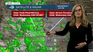 Flash Flood watch in effect in burn scar areas