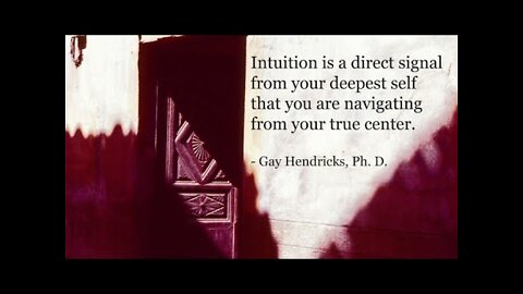 Intuition Tuesday!