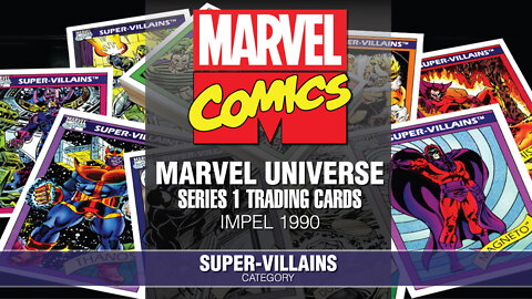 Marvel Universe Trading Cards Series 1, 1990 – Super-Villains Category