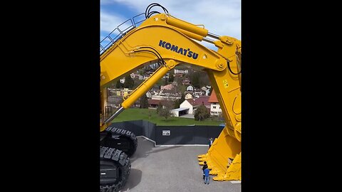 The Komatsu PC8000 surface mining excavator