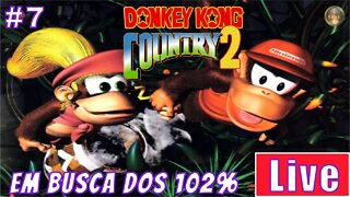 [🔴Live]Donkey Kong 2 em busca dos 102% #7