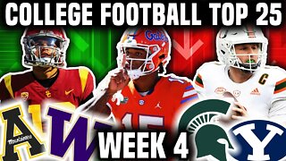 College Football Top 25 + Heisman Contenders | Week 4 | Conference Play Begins