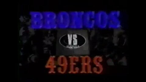 1994-12-17 Denver Broncos vs San Francisco 49ers