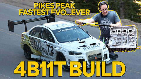 The Fastest Pikes Peak Mitsubishi Evolution Engine Build