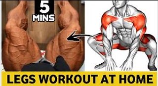 At home Legs workout | Legs workout ( 5 minutes)