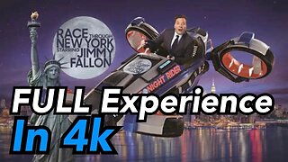 [4k] Race Through New York Starring Jimmy Fallon - Full Experience | Universal Orlando