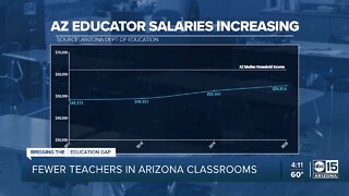 Fewer teachers in Arizona classroms