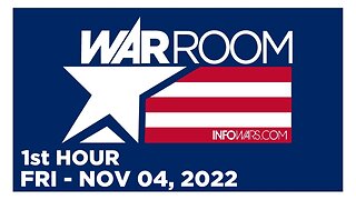 WAR ROOM [1 of 3] Friday 11/4/22 • News, Reports & Analysis • Infowars