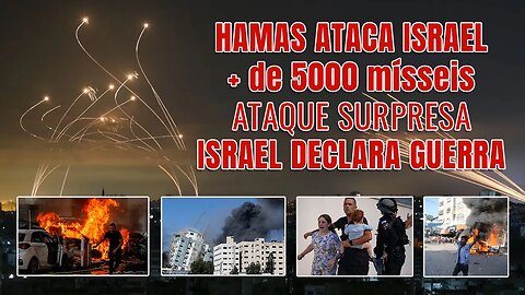 Grupo Hamas ataca Israel e deixa mais de 600 mortos e faz Israel Declarar guerra