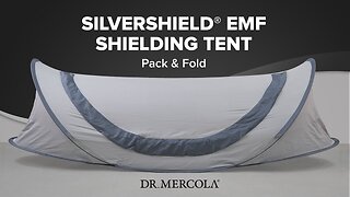 Dr. Mercola® SILVERSHIELD® EMF SHIELDING TENT Pack & Fold