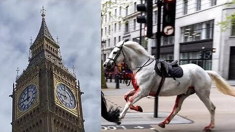 SOMETHING BIG IS COMING! 911 SYMBOLISM ON 4/24/24 (666)! BIG BEN STOPS WHILE BLOODY HORSES