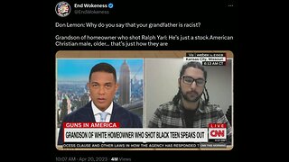 Don Lemon has on Leftist Satanist Grandson of Andrew Lester to talk about "Christian White Males"