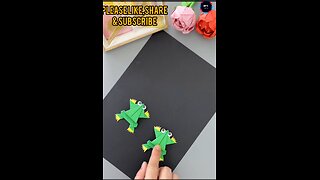 Paper Jumping Frog | Easy Paper Jumping Frog @Adyscraftclub