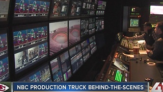 Behind-the-scenes: NBC production truck