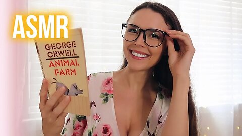 ASMR // Tingles Librarian Roleplay (writing, page turning, tapping, hand movements - soft spoken)