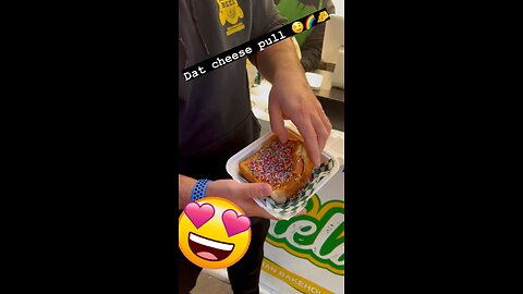 I tried rainbow grilled cheese and it was EPIC!