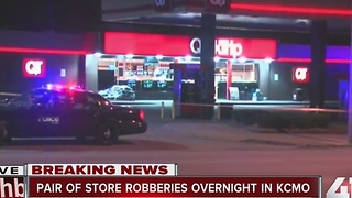 Police: 2 convenient stores in KCMO robbed at gunpoint overnight