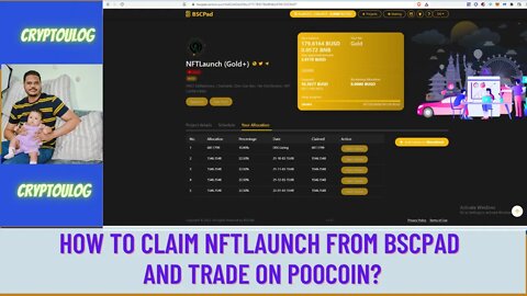 How To Claim NFTLaunch From BSCPAD And Trade On Poocoin?