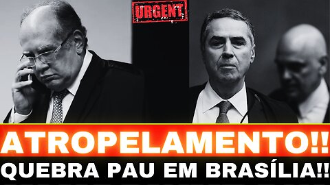 BOMBA!! GILMAR MENDES ATROPELA MANIFESTANTES!! QUEBRA PAU EM BRASÍLIA!!