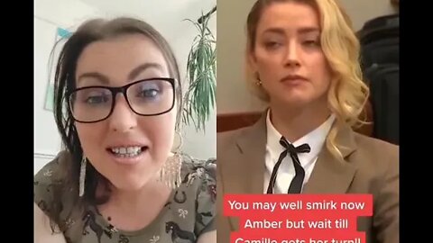 Amber Heard Smirking 😱😡 #justiceforjohnnydepp