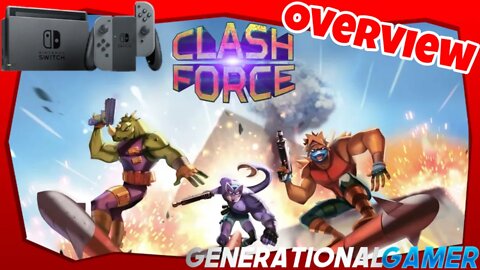 Clash Force by Ratalaika Games - A Retro Inspired "Contra" For Nintendo Switch