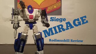 Siege MIRAGE Deluxe Transformers War For Cybertron Figure Review *Fan Voted*