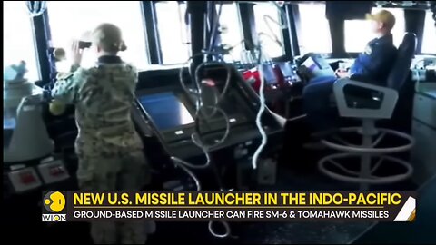 New us missile launcher in the indi-pacefic. us news. us defense news. us.