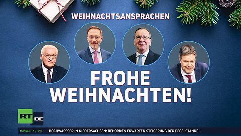 Gewünschte Grüße: Weihnachtsansprachen deutscher Politiker und die Reaktionen darauf
