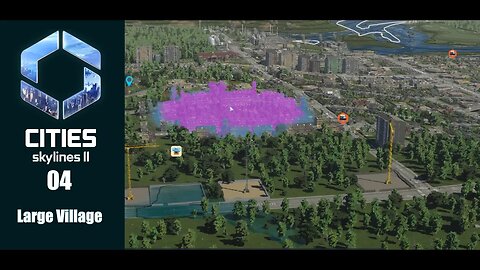 Cities Skylines II - River Delta - Large Village - playing for the first time.