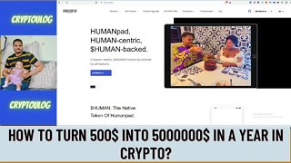How To Turn 500$ Into 5000000$ In A Year In Crypto?