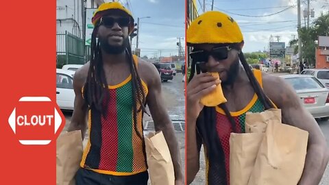 Gucci Mane Walking The Streets Of Jamaica With Dreadlocks!