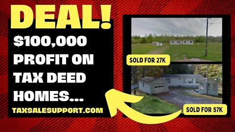 $130,000 TAX DEED HOMES SELLS FOR $27,000! AUCTION HOME & LAND REVIEW..