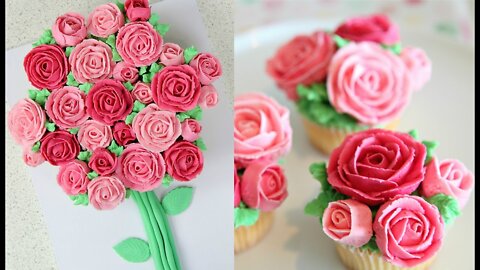 Copycat Recipes Buttercream Roses Cupcake Bouquet - CAKE STYLE & SIMPLY BAKINGSCooking Recipes Food.