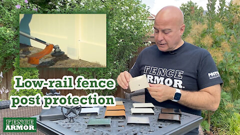 Demi Post Protection - Perfect for Privacy Fences & Low-Rail Situations | Fence Armor