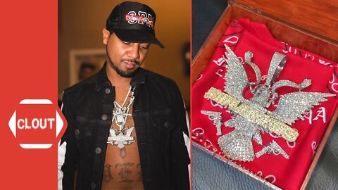 Juelz Santana Gets New "Diplomats" Custom Diamond Chain!